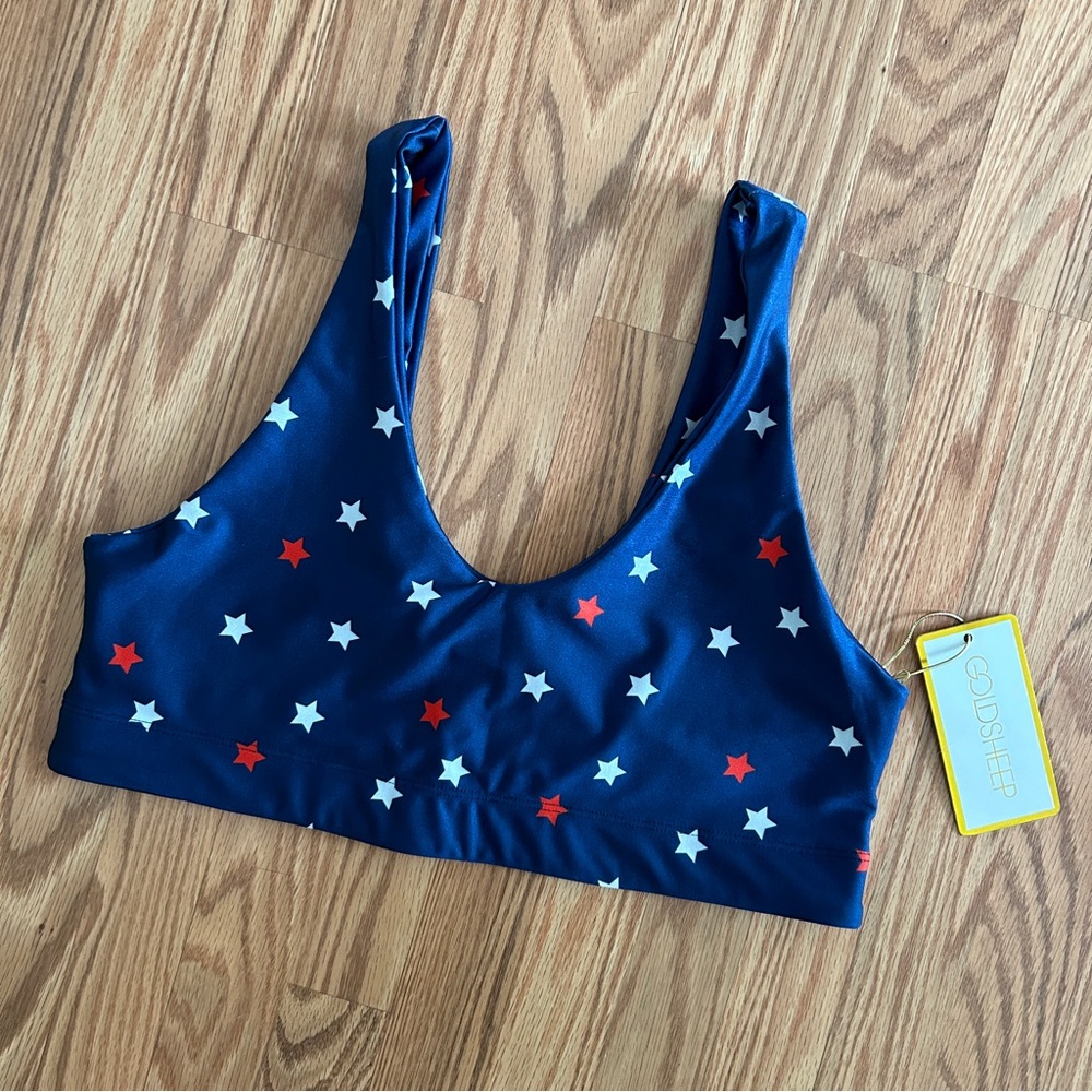 Sz XL - NWT Stars Sports Bra - Goldsheep